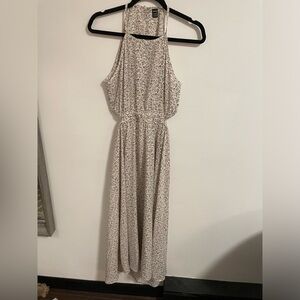 Cut-Out Floral Maxi Dress